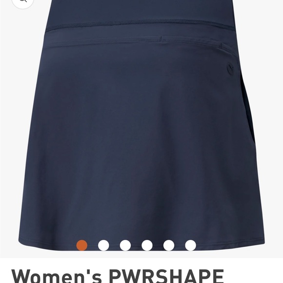 Navy blue golf skort 18”, size XS. Never worn. 50+ UPF. - Picture 4 of 4